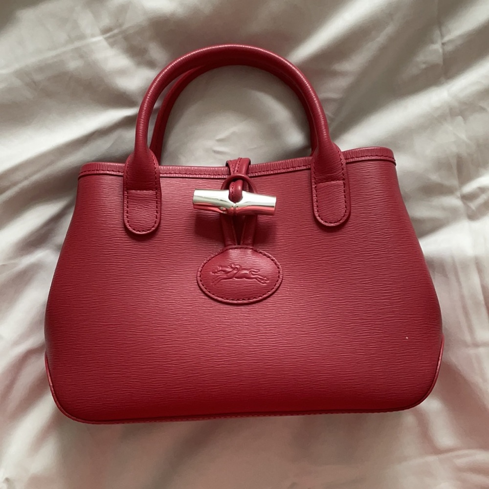 Longchamp Roseau Leather Crossbody Handbag